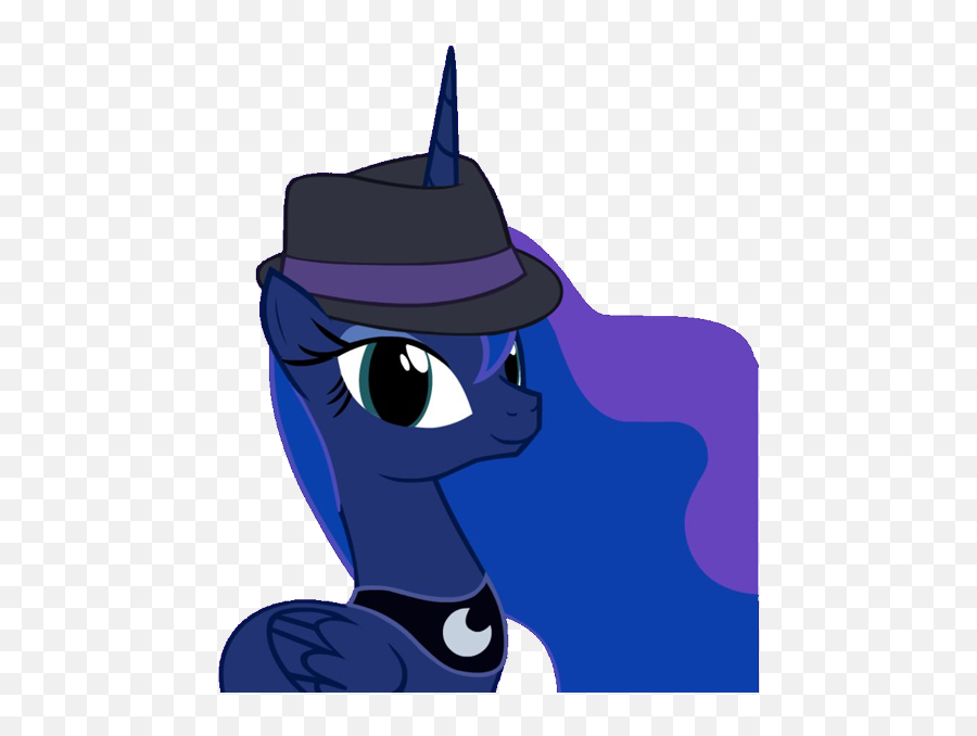 18 - Safe Luna Pony Solo Transparent Background Trilby Fictional Character Emoji,My Little Pony: Friendship Is Magic - A Flurry Of Emotions