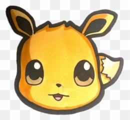 Pokemon Evoli Emoji Sticker - Happy,Emoji Pokemon Set