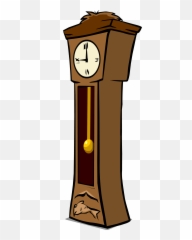 Clock Cartoon Png Download - Cartoon Father Clock Emoji,Grandfather Clock Emoji