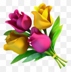 Emoji Fleur Flower Flora Rose Jaune - Flower Emoji,Pink Flower Emoji