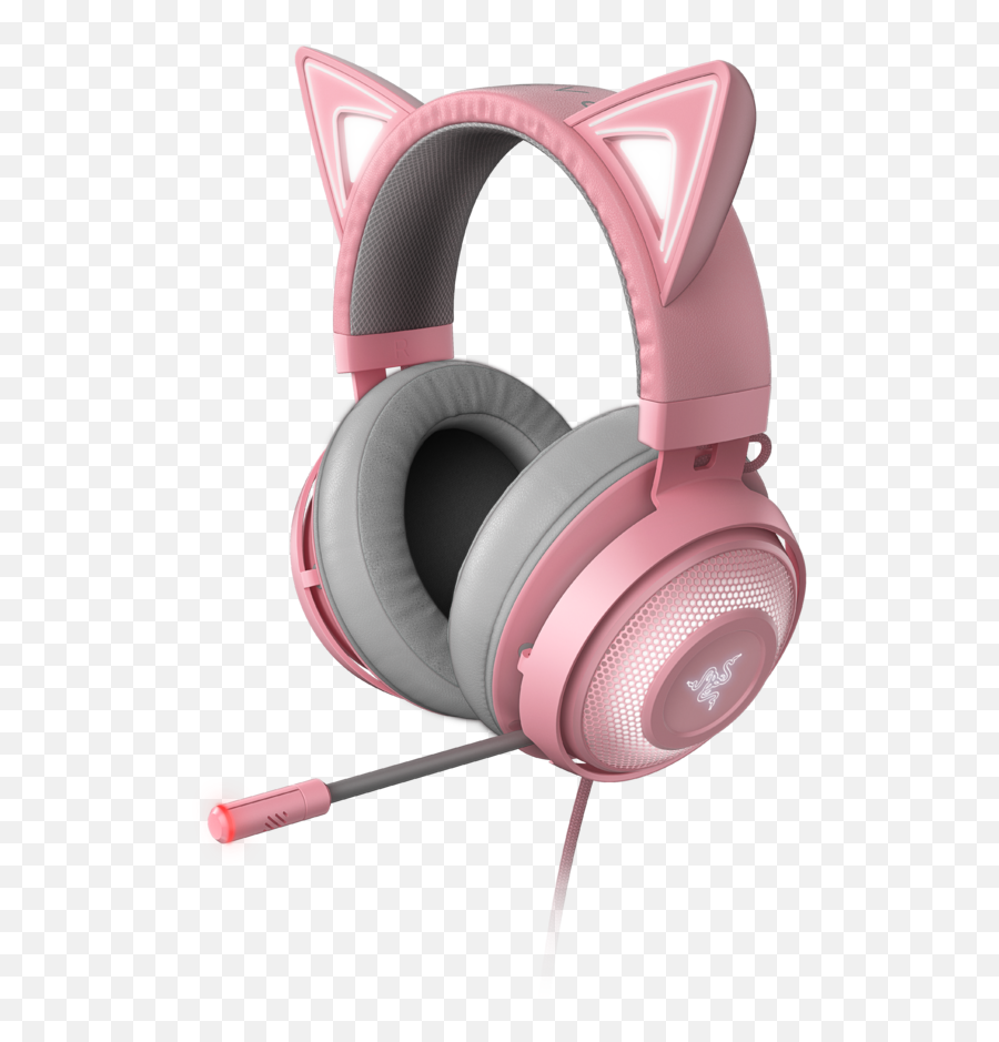 Razer Kraken Kitty - Chroma Usb Gaming Headset Quartz Frml Pkg Razer Kraken Kitty Emoji,Kraken Emoji