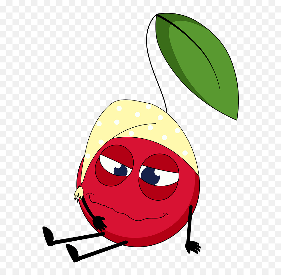 Sleepy Cherry Clipart - Alternative Communication System During Disaster Emoji,Blindfold Emoji