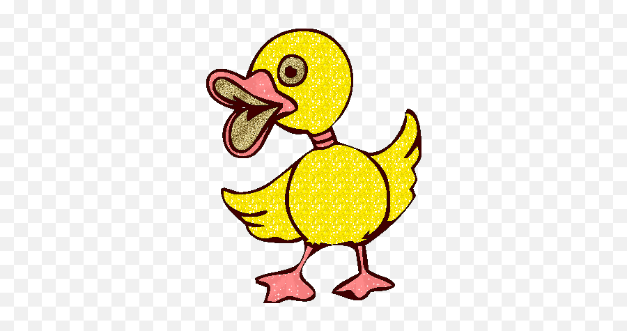 Cute Duck Animated Images - Petit Canard Jaune Qui Danse Dessin Emoji,Duck Saying Quack Keyboard Emoticon