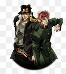 Bizarre Adventure Ship - Pitter Patter Pop Kakyoin And Jotaro Emoji,Crazy Diamond Jojo Emotion