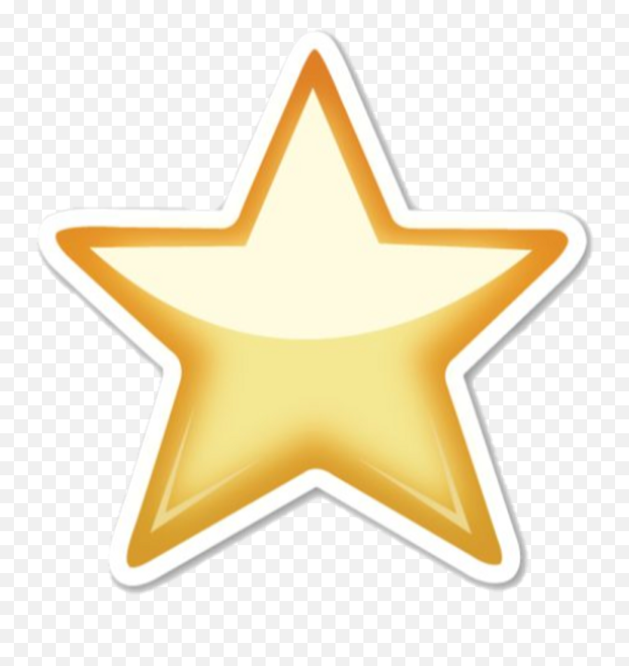 Star Yellow Estrella Emoji Sticker - Emoji Estrella,Emoji Whatsapp Grandes Luna