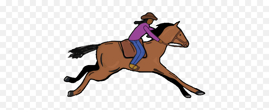 Have You Ever Baamboozle - Cowboy Riding Horse Gif Transparent Emoji,Horse And Plane Emoji Roblox