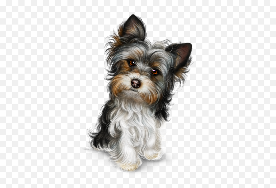 290 All Things All Ideas - Yorkshire Terrier Mini Animado Emoji,Puppy Yorkie Emoticon