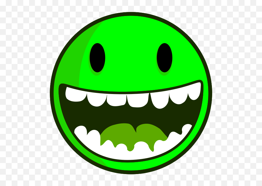 6 Green Smileys With Happy Face - Happy Face Clip Art Emoji,Forum Emoticon