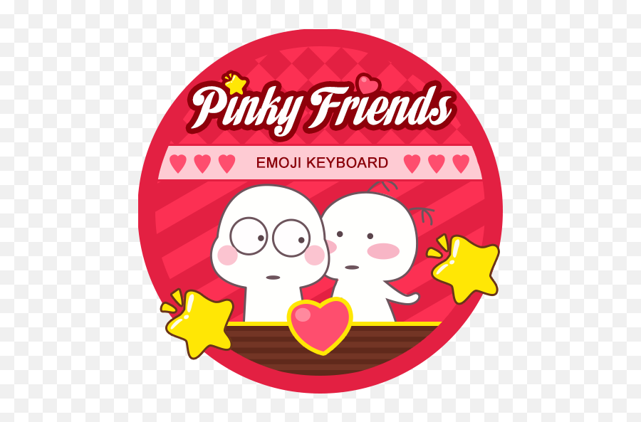 Pinky Friends Theme Y Emoji Keyboard Para Android - Apk Happy,Emojis Para Teclado Samsung