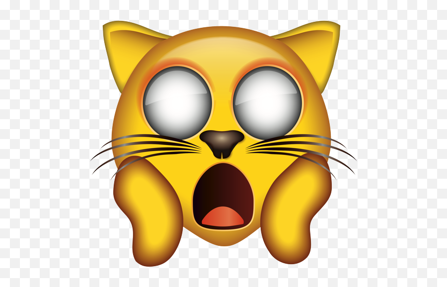 Emoji U2013 The Official Brand Weary Cat Face Fitz 0 - U1f640 Pink Cat Emotions Face,Cat Emoji Faces