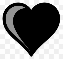 Black Heart Clip Art At Clkercom - Vector Clip Art Online Emoji,Broek Nheart Emoji Copy And Paste