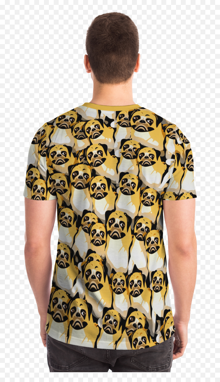 Pug Tshirt All Over Print U2013 Memories To Last Emoji,Pug Emoji To E-mail