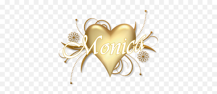 Monica Animations - Monica Nombre Decorado Emoji,Emoji Contact Names For Boyfriend
