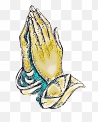 Pray Prayer Praying Hands Sticker By Stephanie - Png Transparent Praying Hands Emoji,Prayer Hands Emoji