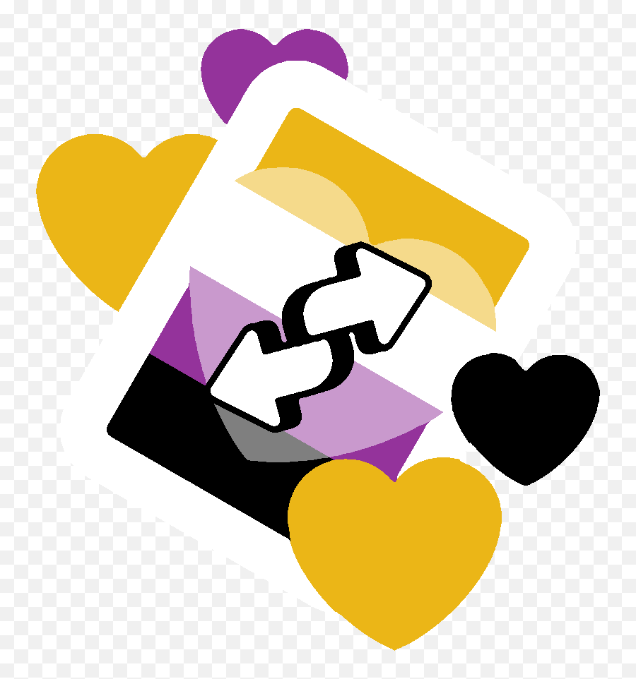 Nonbinary Enby Sticker - Non Binary Uno Reverse Card Emoji,Non