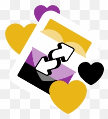 Nonbinary Enby Sticker - Non Binary Uno Reverse Card Emoji,Non Binary Heart Emoji
