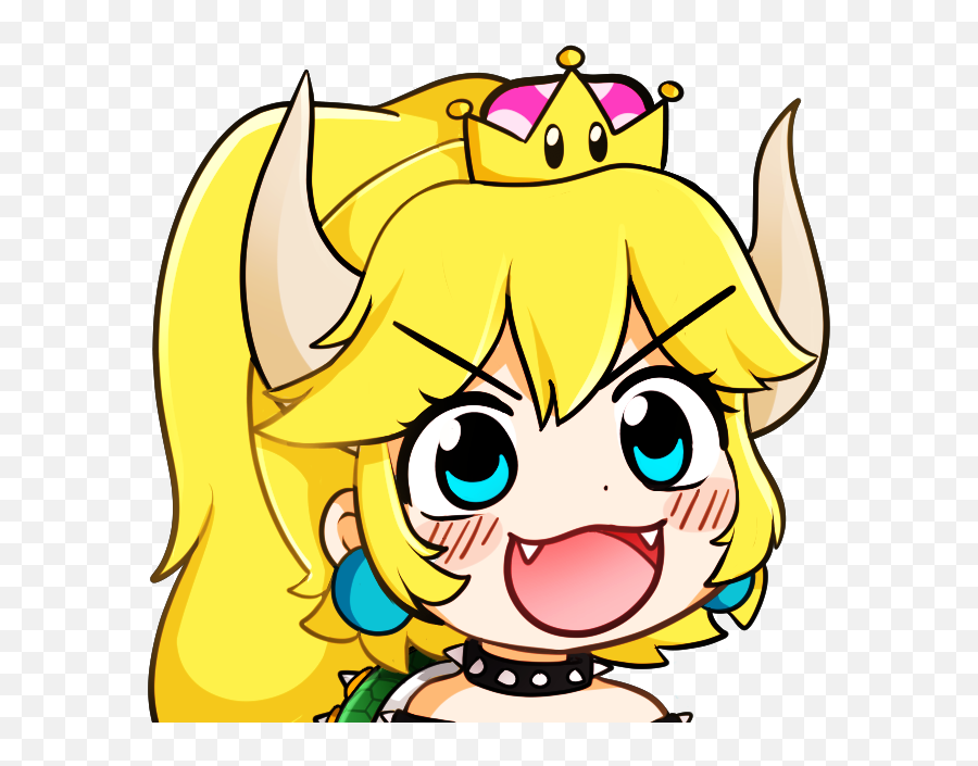 The Front Page Of The Internet - Cute Bowsette Emoji,Awoo Emoticon