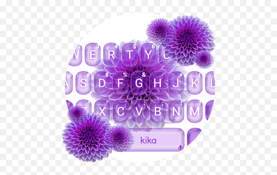 Purple Floral Keyboard Theme - Aplikacionet Në Google Play Play Store Flower Purple Keyboard Kika Emoji,Purple Flower Emoji Copy Paste