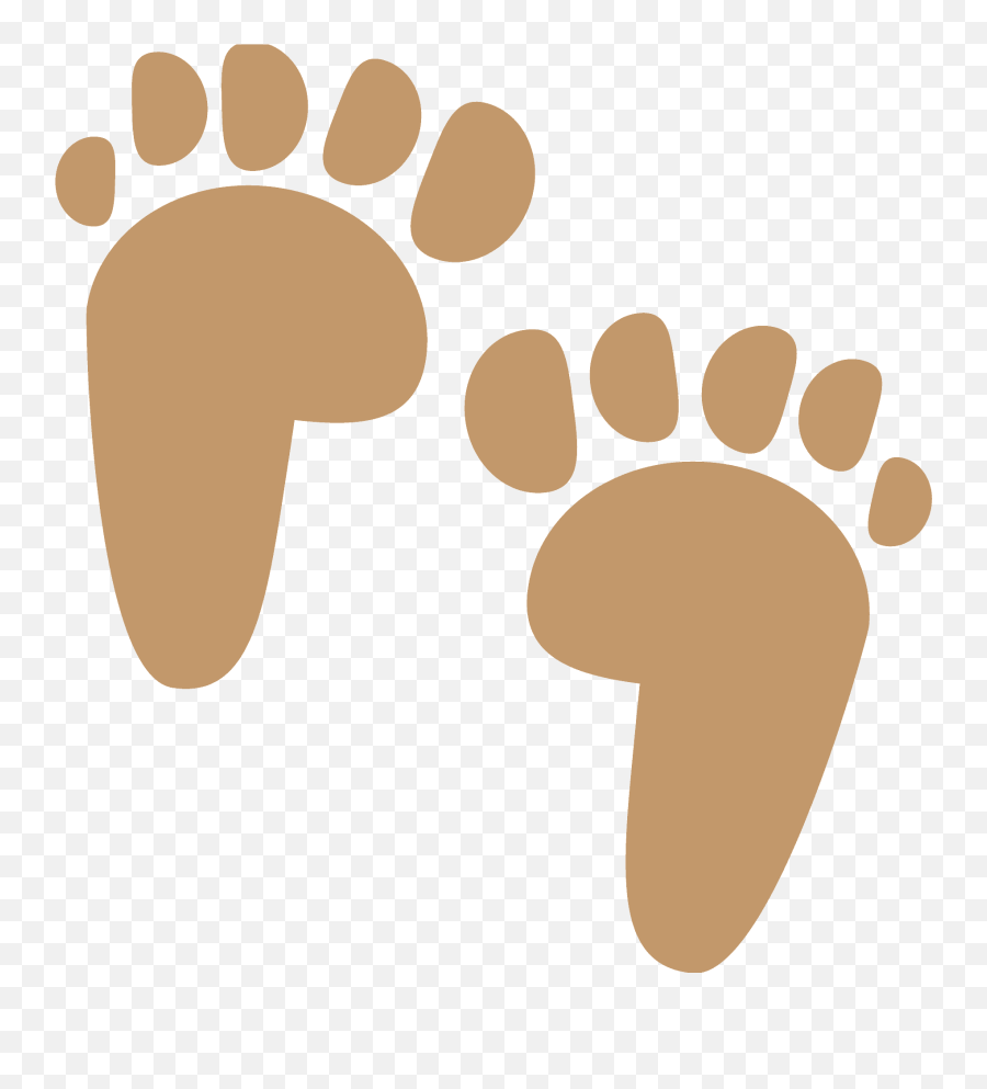 Footprints Emoji Clipart,Footprint Emoji