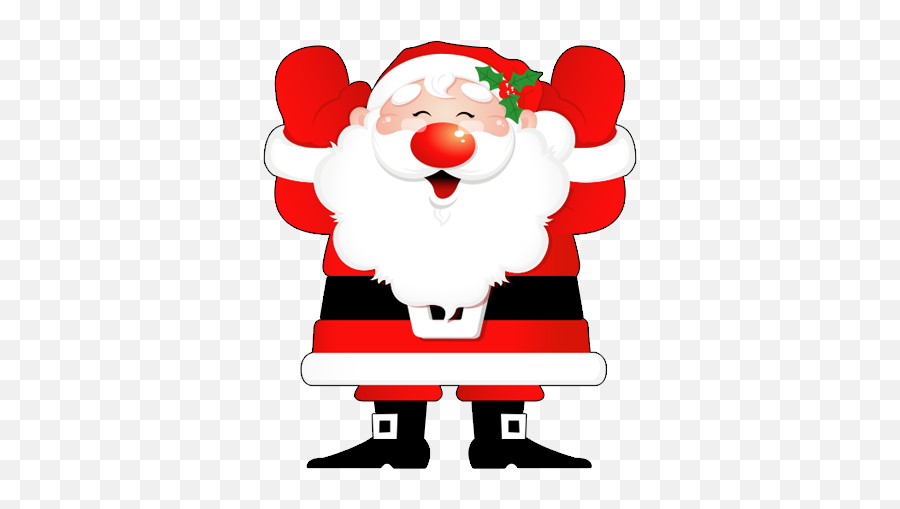 Santa Claus Vector Free Clipart - Cupcakes Navideños Con Topper Emoji,Mrs Claus Emoji