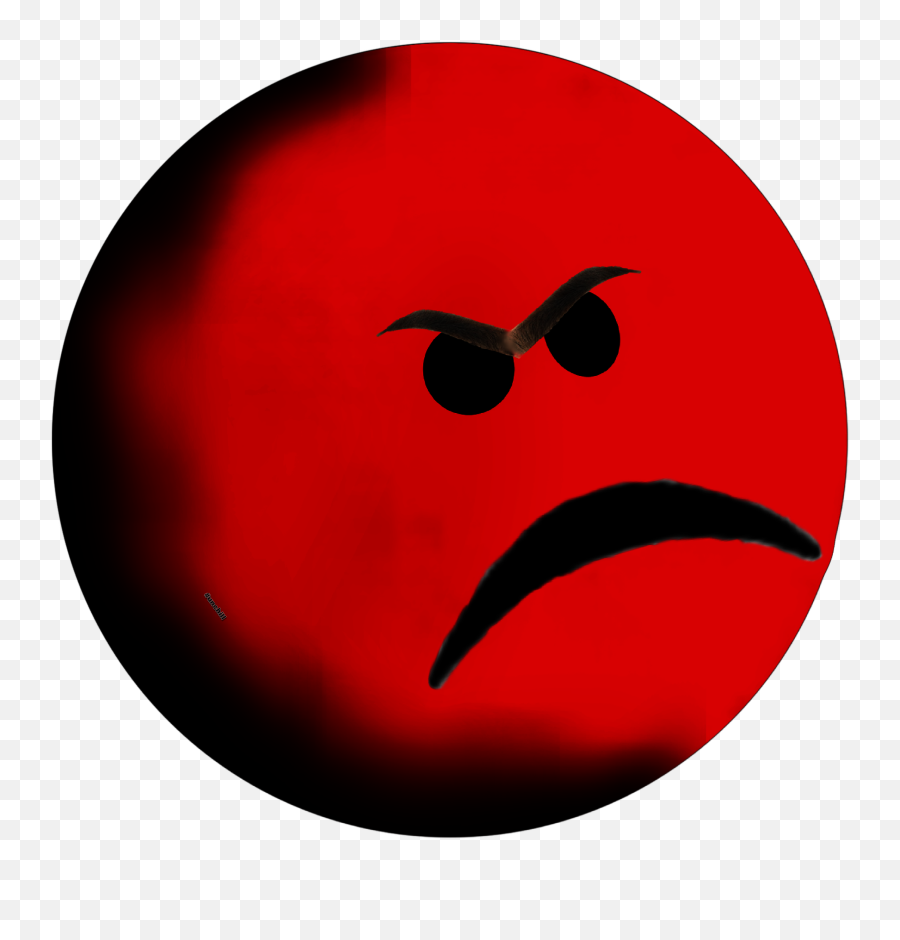 Unchill Mad Ball Sticker - Dot Emoji,Angery Emoji