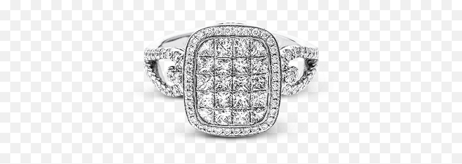 18k White Gold Diamond Fashion Ring - Solid Emoji,Gray Stone Emotion