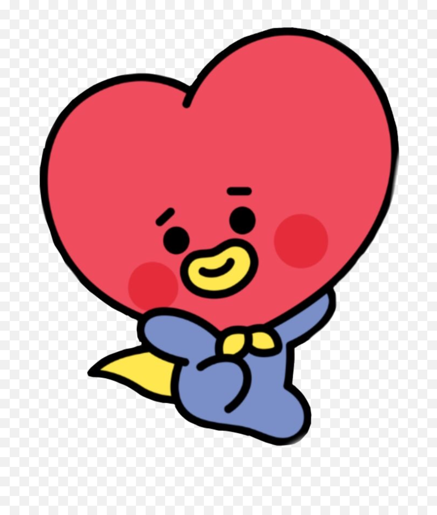 The Most Edited - Cute Bt21 Tata Baby Emoji,Baby Stuff Emojis Clipart