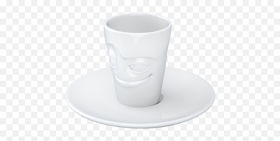 Espresso Cup - Emotion Saucer Emoji,Empty Emotion Face