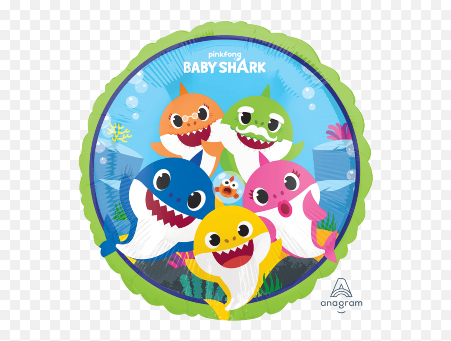 Party Balloons Houston - Baby Shark Foil Emoji,Mariquita Emoticon
