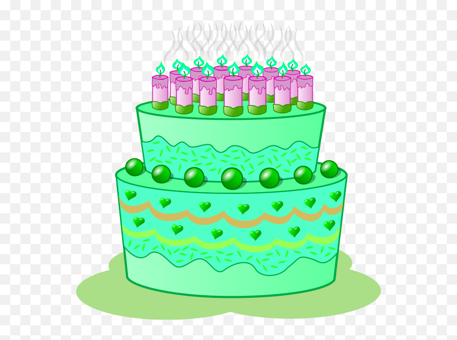 Kaaba Birthday Cake Imam Islam - Flower Border Png Download Green Birthday Cake Clip Art Emoji,Emoji With Mustache Birthday Cake