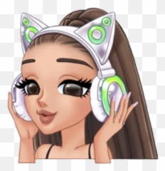 Ariana Grande Arimojis Whatsapp - Cute Cartoon Ariana Grande Emoji,Ariana Grande Emoji