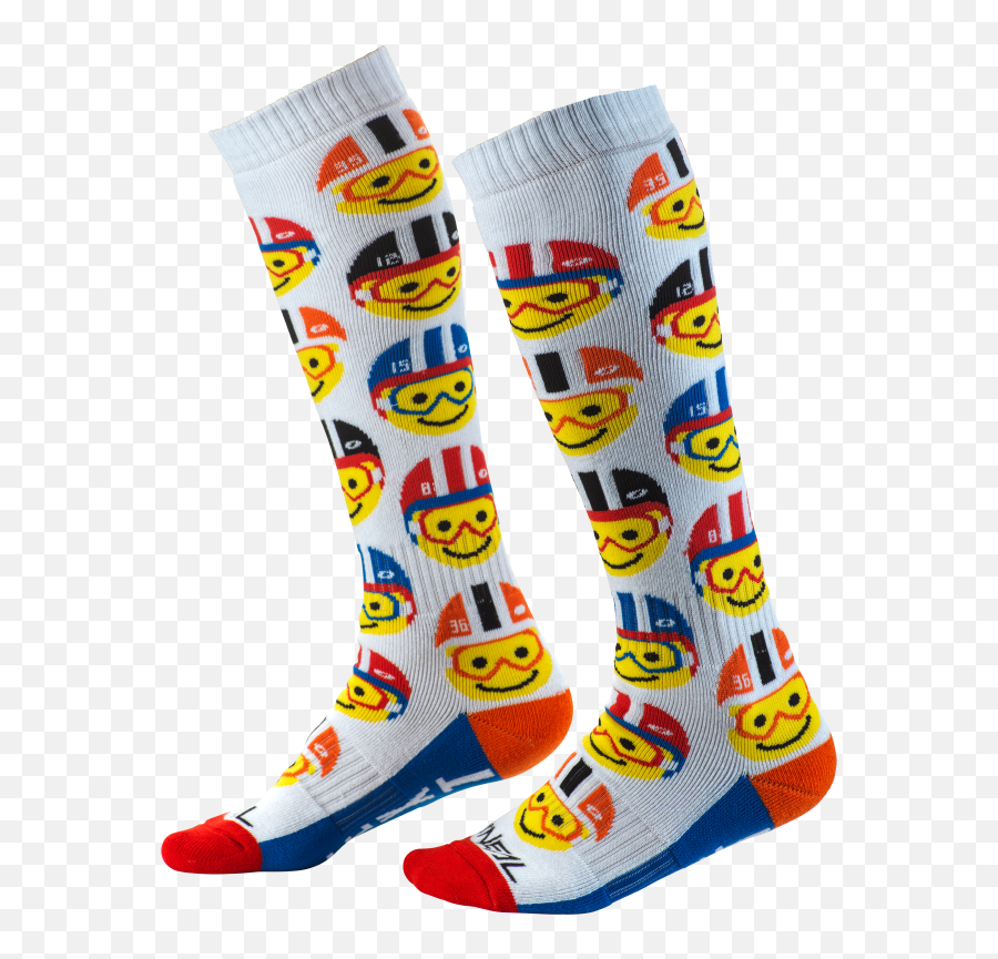 Oneal Xl Pro Knee Brace Sock - Motocross Socks Rave X Oneal Emoji Socks,Brace Face Emoji