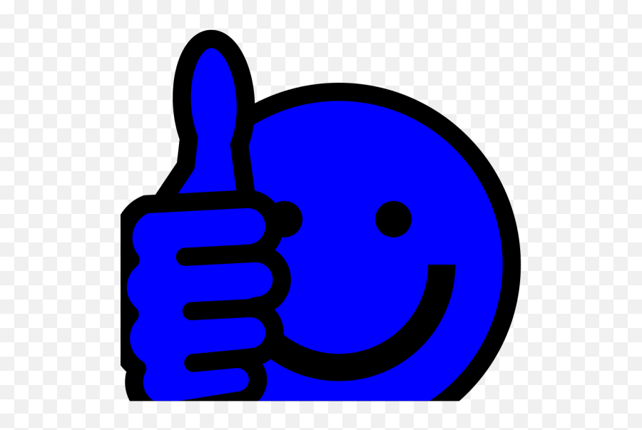 Blue Thumbs Up Png Icons Emoji,