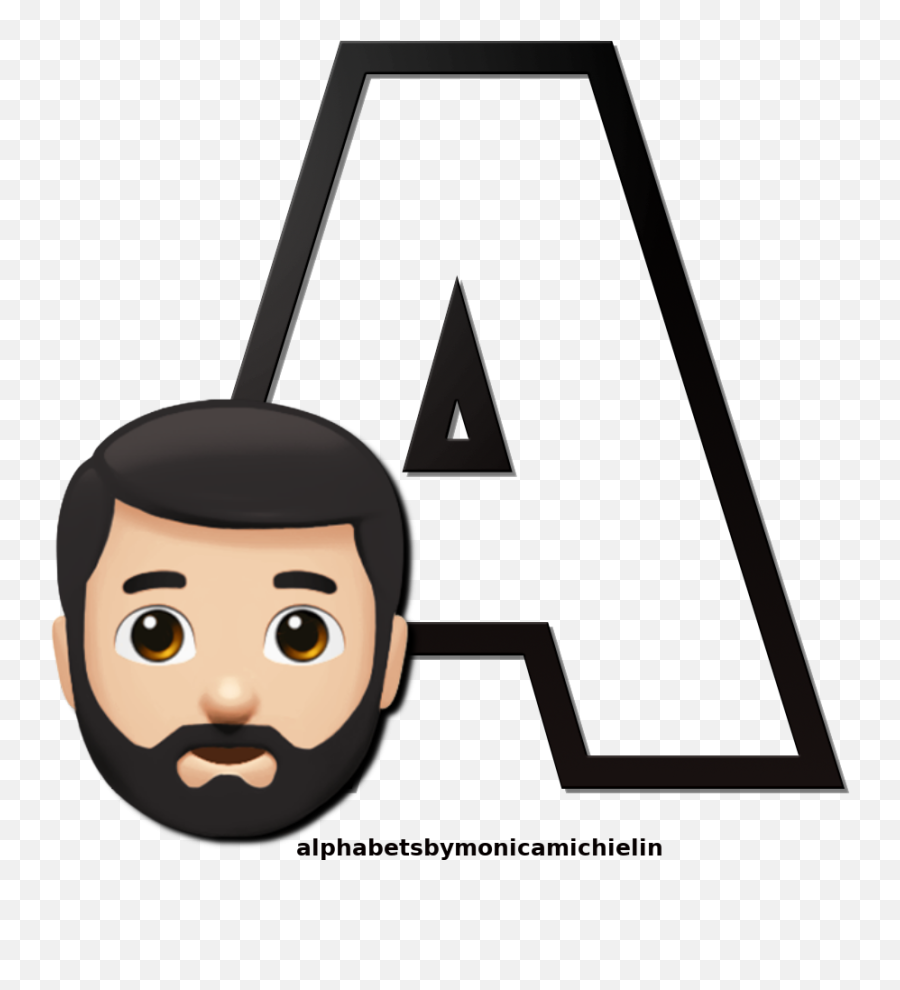 Language Emoji,Bearded Man Emoji