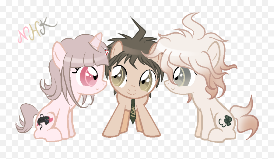 Celinesparkle Chiaki - My Little Pony Nagito Emoji,Ahoge Emotions