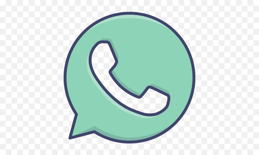 Whatsapp Social Media Logo Free Icon - Whatsapp Icon Icon Transparent Emoji,Emoticon De Logo Whatsapp