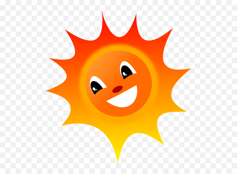Orange And Red Sun Transparent Png - Stickpng Gif Sol Png Emoji,Sun With Sunglasses Emoticon Download