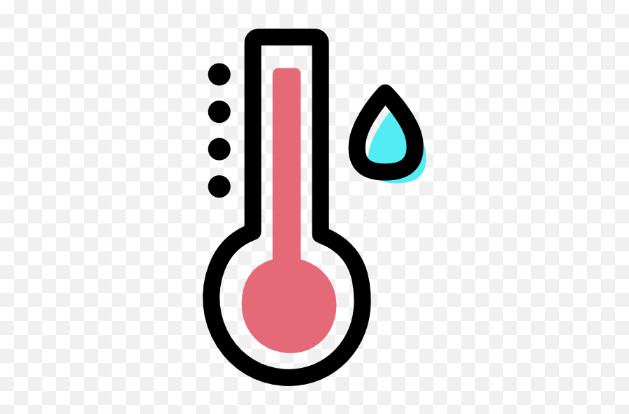 Ícone Termometro De Calor De Temperatura Livre De Weather - Vector Red Thermometer Png Transparent Emoji,Emoticon Calor
