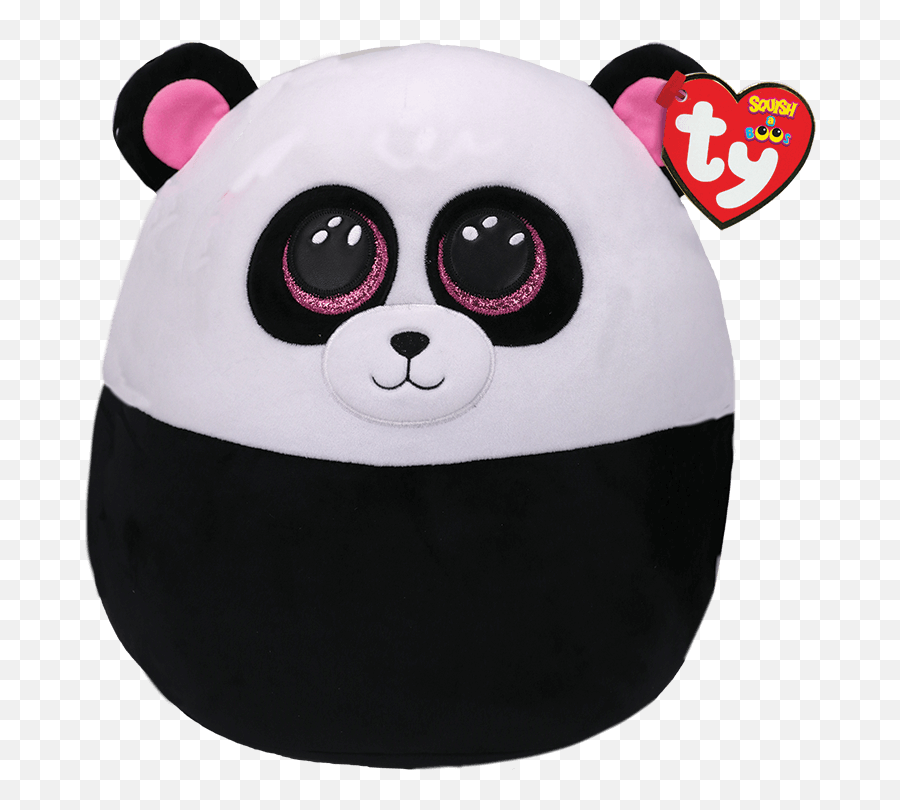 Ty Squish - Squish A Boo Bamboo The Panda Emoji,Claire's Emoji Pillow