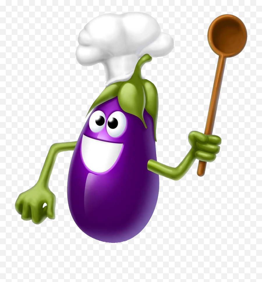 Funny Vegetables Transparent Png - Vegetables Funny Emoji,Egg Plant Emoji