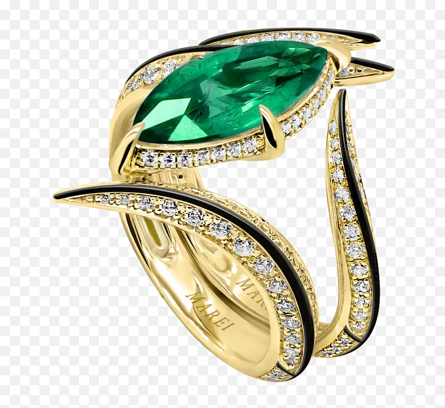 The History Meaning U0026 Lore Of Emeralds U2013 Marei New York - Marquise Pave Yellow Diamond Emoji,Blck Represents What Emotion