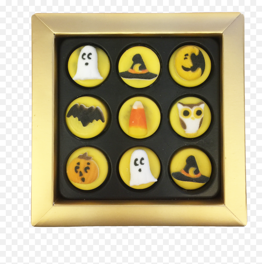 Halloween Icing Decorations Mini Oreos - Picture Frame Emoji,Open And Close Frame Emoticon