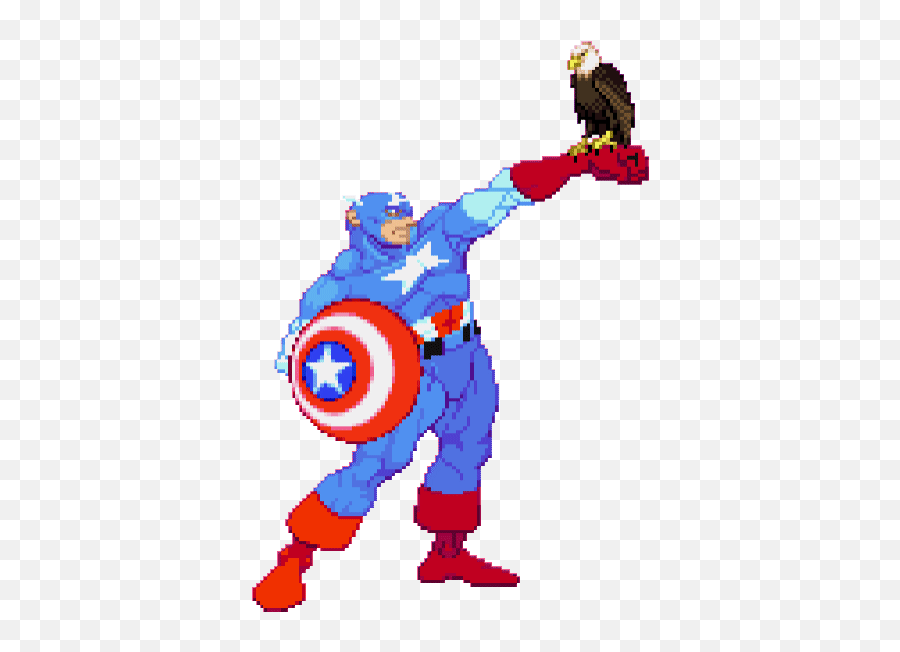 Top Eagle Flexible Packaging Stickers For Android U0026 Ios Gfycat Emoji,Captain America Shield Emoticon