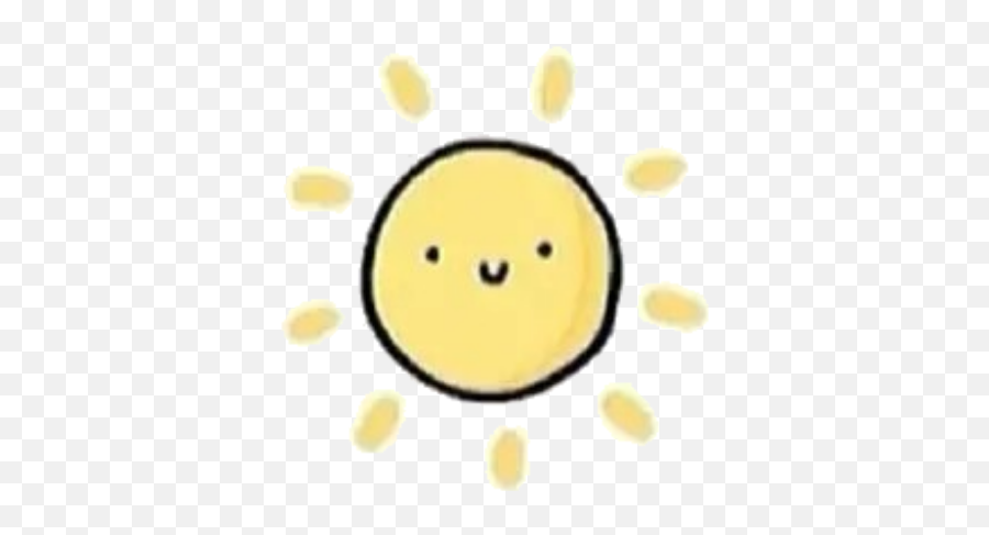 Weather Sun Cute Sticker Sticker By Carolynemalan2 - Happy Emoji,Weather Emoticon