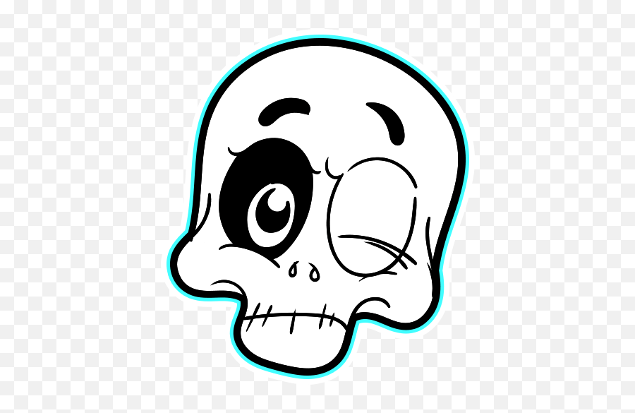 Skull Emoji By Marcossoft - Sticker Maker For Whatsapp,Bone Emojis