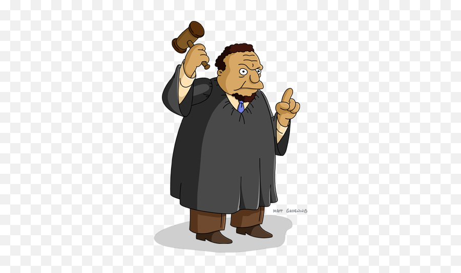 The Simpsons - Government Judges Lawyers Police Emoji,Matt Groening Emotions