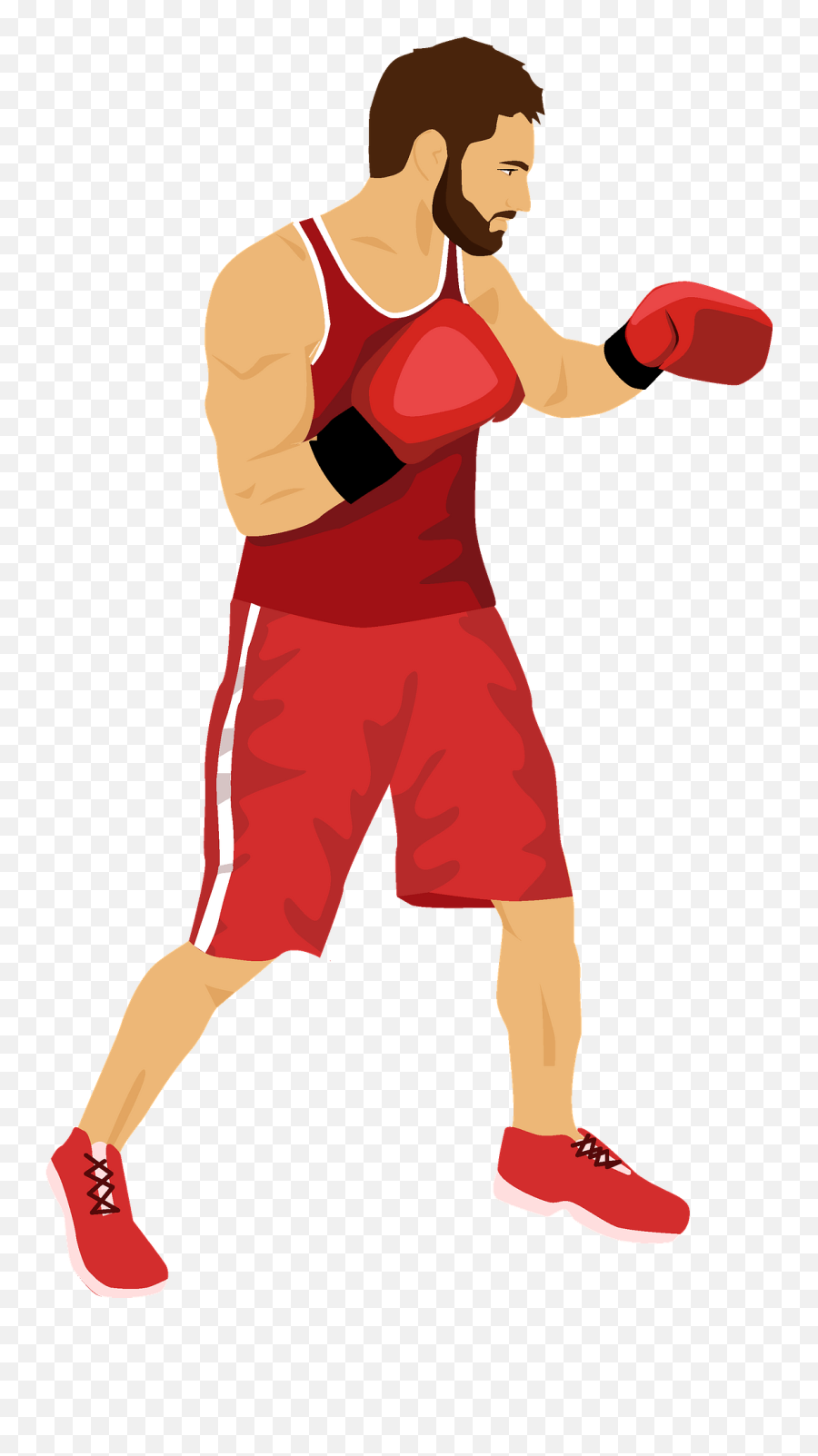 Boxer Clipart Free Download Transparent Png Creazilla Emoji,Boxing Gloves Backpack Emojis Mean