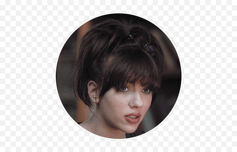 Scarlett Johansson Stickers - Live Wa Stickers Emoji,Bouffant Hair Emojis