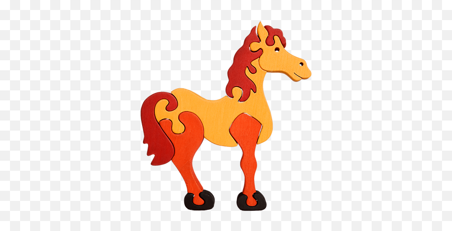 Horse Wooden Puzzle - Gold Ebay Emoji,Brain Games Emoji Puzzles