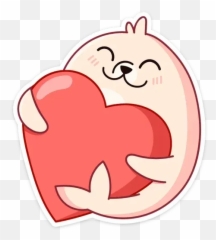 Sea Lion Whatsapp Stickers - Love Sea Lions Sticker Emoji,Sea Lion Emoji